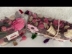Saco de sachê de potpourri de Natal caseiro com flores secas e perfumadas personalizadas