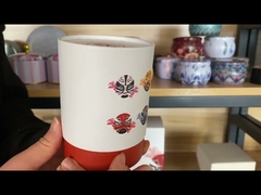 casa do aroma do odm velas de vidro lisas perfumadas da vela do frasco de 4 onças