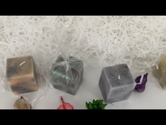 Aroma Home frasco de 4 onças com tampa vela cerâmica perfumada de soja