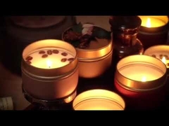 Fragrância de flores secas lata perfumada brindes de casamento feitos à mão