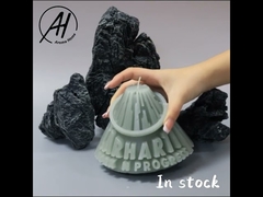 A soja cerâmica sem chumbo Scented Candle 230g 6*6*10cm dos pavios