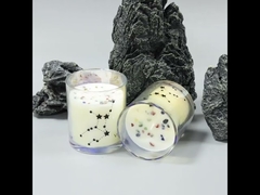 A casa perfumada do aroma da vela da cera da soja vela a marca própria pequena