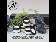 ODM 6 onças Tin Container Candle Red Green Round With Coffee Bean