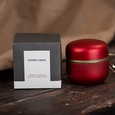 Brindes de casamento feitos à mão com perfume de lata de flor seca vela perfumada
