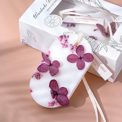 A fragrância secada feito a mão por atacado da casa do carro da flor da CASA do AROMA Scented a vela das tabuletas de cera da soja