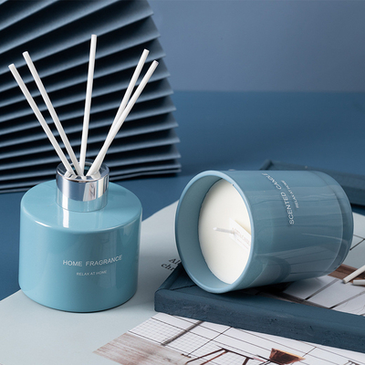 Grupo original da caixa de Reed Diffuser Scented Candle Gift do óleo da fragrância da CASA do AROMA