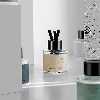 o difusor do carro do refrogerador de ar da garrafa de vidro da aromaterapia 50ml com silicone desliza não a esteira