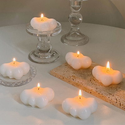 Aromaterapia Regalo INS Decoração de quarto Candela perfumada de nuvem branca personalizada