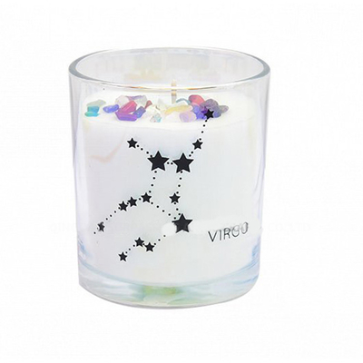 Vidro feito sob encomenda luxuoso da cera por atacado da soja que imprime frasco Scented da vela