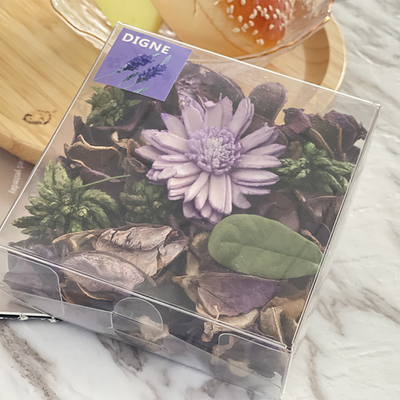 O saquinho secado Scented do pot-pourri da alfazema ensaca 90g para a parte superior do fogão