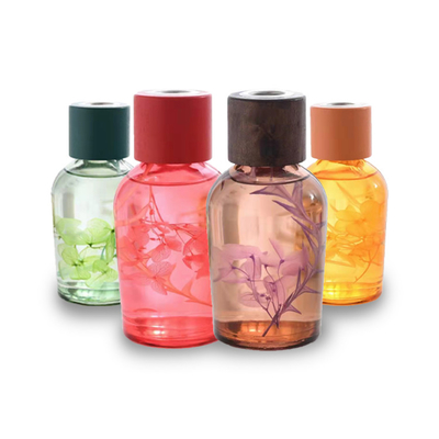 Tampa de Reed Diffuser Oil With Wooden da flor da peônia da meditação