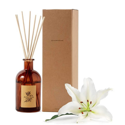 Amber Fragrance Large Reed Diffuser personalizada cola 120ml para a sala