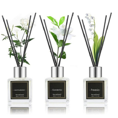 Fragrância 50ml de Mini Scented Aroma Reed Diffuser Rose And Oud
