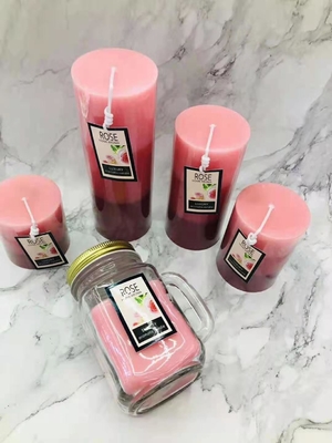 a coluna feito a mão das velas da soja de 3.5oz 4.5oz Scented velas para o alívio de tensão