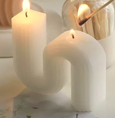 Casa do aroma frasco Scented da vela da soja cerâmica de 4 onças com tampa