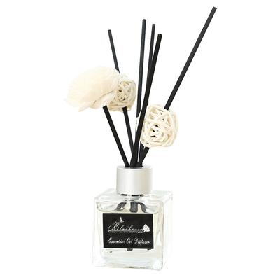 Aroma pequeno de vidro Reed Diffuser And Oil 50ml da garrafa DPMA