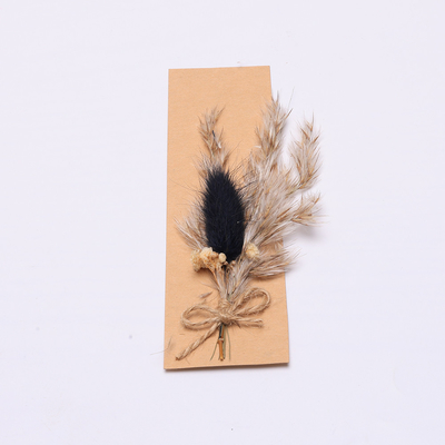 Grama secada natural das pampas coloridas 43*15cm para o grupo do presente