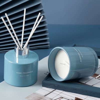 Projeto de Reed Diffuser Scented Candle Unique do óleo da fragrância da CASA do AROMA