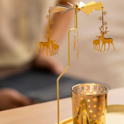 Frasco de vidro Aromaterapia Geometria Merry Go Round Velas de soja perfumadas Marca própria