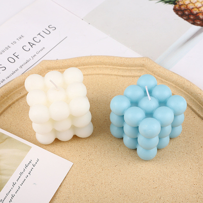 AROMA HOME Cube Ball Shape Macarons Cor Perfumadas Velas Esculpidas Para Casamento