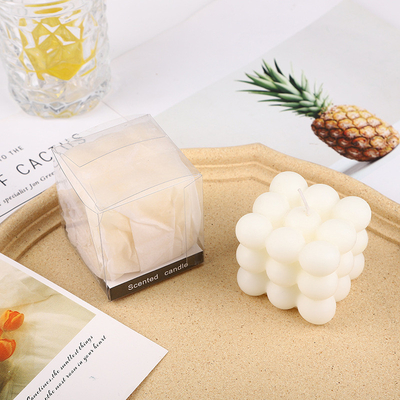 AROMA HOME Cube Ball Shape Macarons Cor Perfumadas Velas Esculpidas Para Casamento