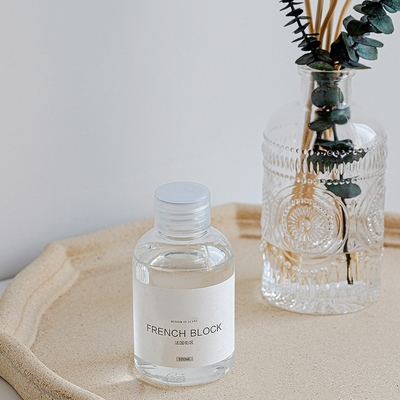 Fragrância de flor em relevo aromatizador de ar natural reed difusor 100 ml para escritório
