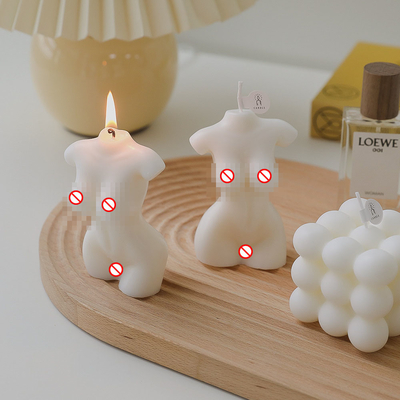 Cera despida personalizada Cand da soja de Shaped Carved Scent do modelo do torso fêmea Curvy do corpo da mulher da CASA do AROMA marca própria feito a mão