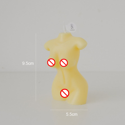 Cera despida personalizada Cand da soja de Shaped Carved Scent do modelo do torso fêmea Curvy do corpo da mulher da CASA do AROMA marca própria feito a mão
