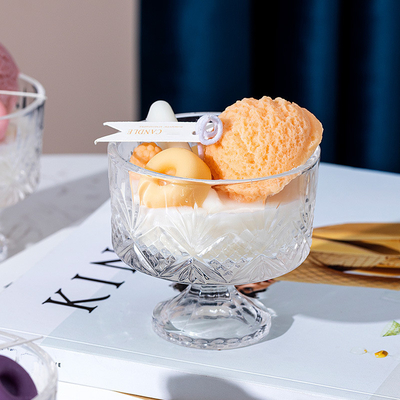 A CASA do AROMA vende por atacado a vela Scented original do gelado para presentes de vidro feitos a mão do Natal das velas da cera da soja da decoração da casa