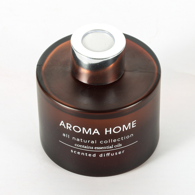 Grupo luxuoso de Brown Reed Diffuser Scented Candles Gift do frasco de vidro da fragrância do óleo da Quente-venda da CASA do AROMA