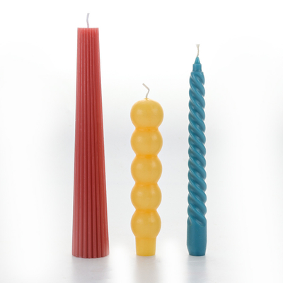 Decoração feito a mão afilada irregular de Art Scented Candle For Home do cone da cera da soja da vela da casa do aroma