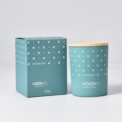 A cera orgânica da soja da aromaterapia Scented a marca própria das velas do frasco duradouro
