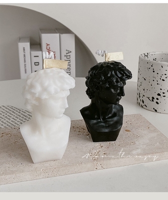O amor romântico da CASA do AROMA Scented velas David Venus Laocoon Human Body Sculpture a cera da soja que Scented presentes de aniversário das velas