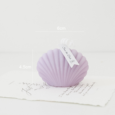 Os ornamento Shell Aromatherapy Soy Wax Creative do cubo do OEM do INS da CASA do AROMA Scented velas para a decoração da casa do presente de aniversário