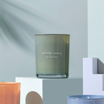 A caixa de presente aromática do melhor vendedor da CASA do AROMA ajustou o grupo Scented natural de vidro personalizado da vela do frasco 100%