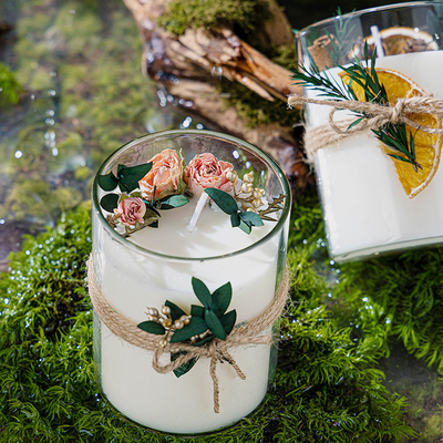 Da caixa de presente luxuosa feita sob encomenda da marca própria da CASA do AROMA velas de vidro de Crystal Spiritual Aromatherapy Scented Soy da cura do frasco