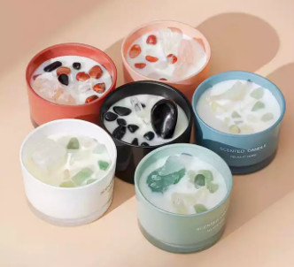 Frasco Logo Private Label In Bulk feito sob encomenda de Mini Small Scented Soy Candle da fragrância
