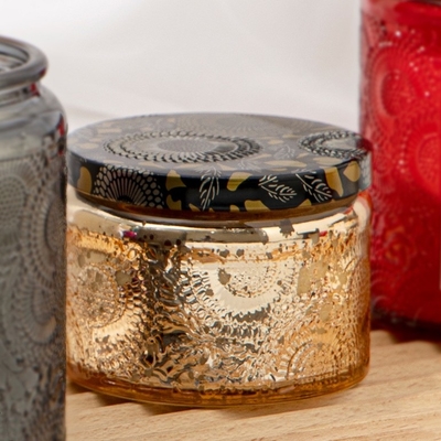 O presente do perfume da aromaterapia ajustou a marca própria espiritual gravada soja da vela do teste padrão
