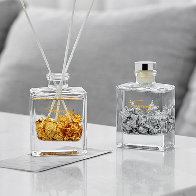Perfume Crystal Glass Bottle Reed Diffuser da fragrância do óleo essencial da aromaterapia da casa