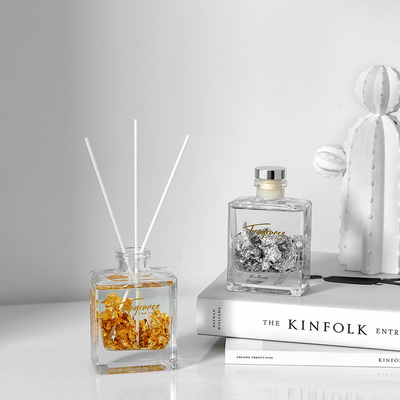 Perfume Crystal Glass Bottle Reed Diffuser da fragrância do óleo essencial da aromaterapia da casa