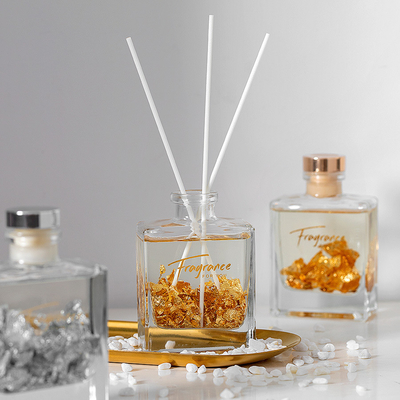 Perfume Crystal Glass Bottle Reed Diffuser da fragrância do óleo essencial da aromaterapia da casa