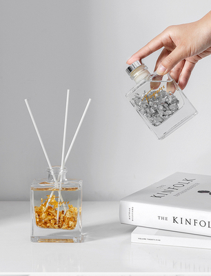 Perfume Crystal Glass Bottle Reed Diffuser da fragrância do óleo essencial da aromaterapia da casa