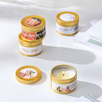 A CASA do AROMA personalizou Mini Black e o presente dourado da cor ajustou 5 perfumes dirige a vela Scented fragrância da cera da soja