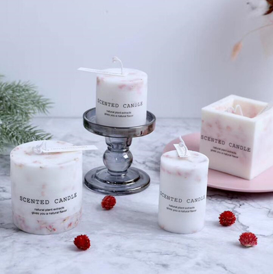 Da vela Scented luxuosa da coluna do curso do presente de casamento da CASA do AROMA logotipo feito sob encomenda