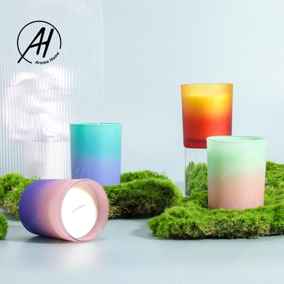 A cera interna da soja da atmosfera romântica Scented a poluição sem fumo da vela livre