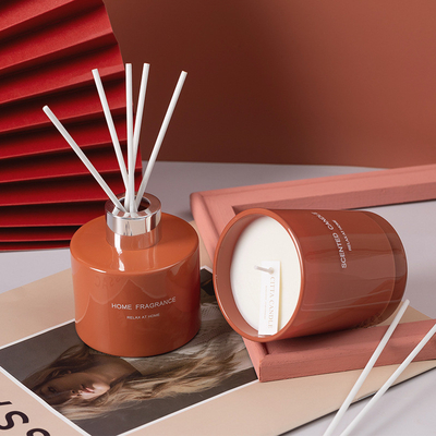 Grupo original da caixa de Reed Diffuser Scented Candle Gift do óleo da fragrância da CASA do AROMA
