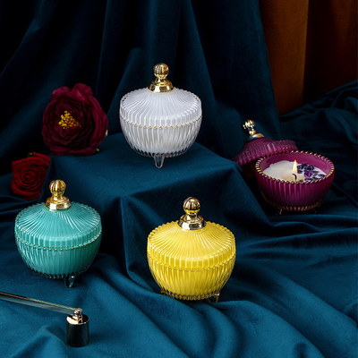 Marca própria Scented das velas do óleo essencial da cera da soja da aromaterapia do presente de época natalícia