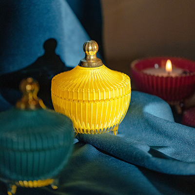 Marca própria Scented das velas do óleo essencial da cera da soja da aromaterapia do presente de época natalícia
