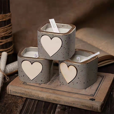 O grande cimento da marca própria Scented presentes de casamento luxuosos das velas