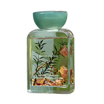a tampa da resina do óleo 140ml essencial ajustou a fragrância fresca Reed Diffuser With Rose Flower do saco